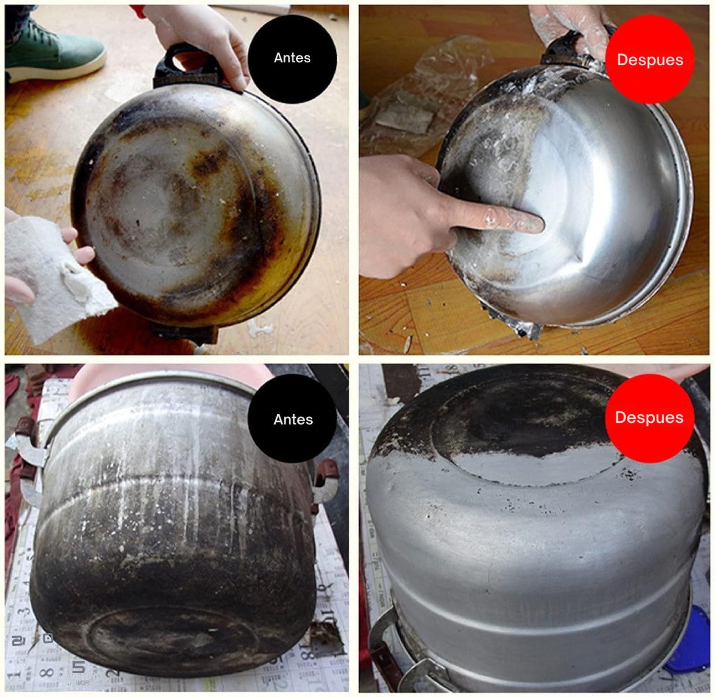 Magic Clean Max - Devuelve el brillo perdido a tus ollas y sartenes